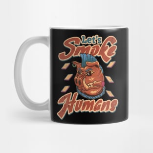 Smoke that pig barbecue smoker i love pigs clean Mug